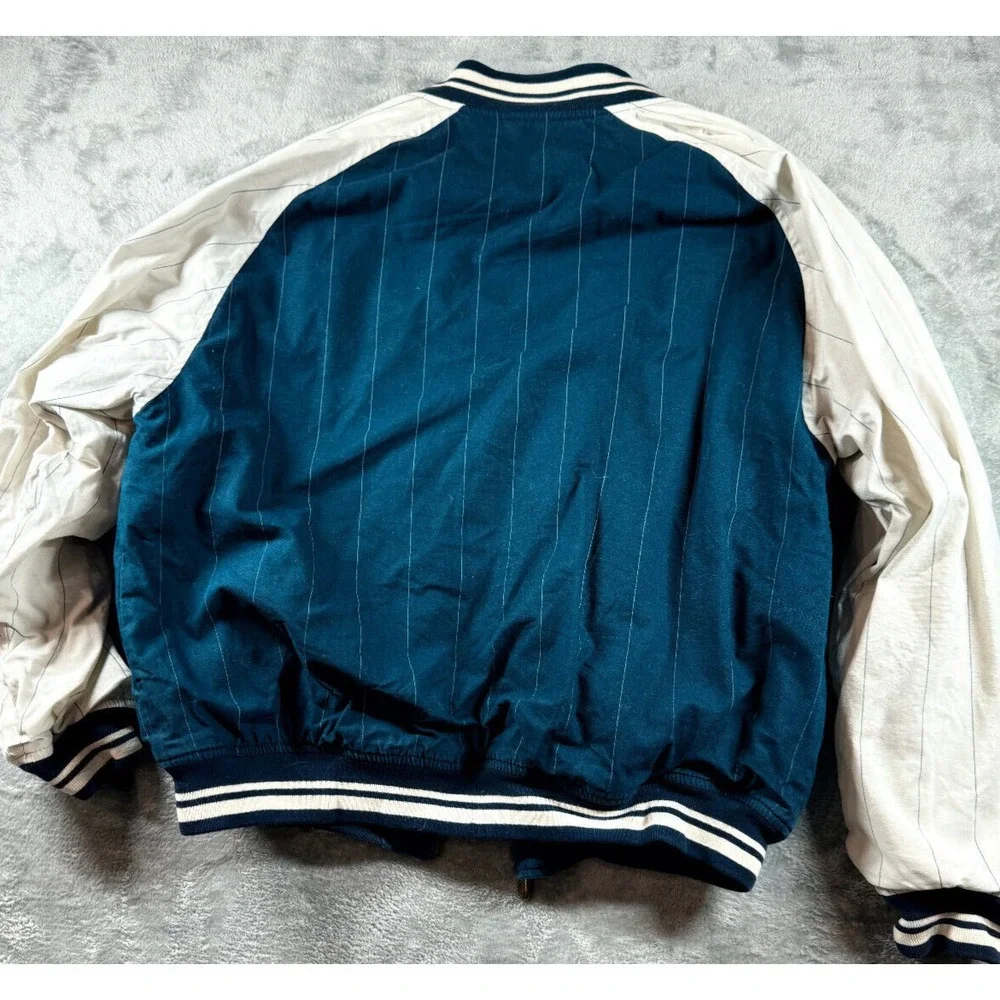 Minnesota Twins Mitchell & Ness Zip Up Jacket Size XL